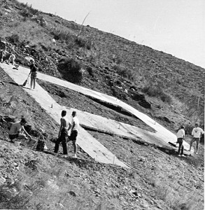 Cleaning the hillside P, 1962.