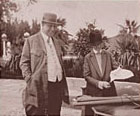 W.R. Hearst and Julia Morgan, San Simeon, c. 1921 Image courtesy of Bison Archives