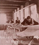 Morgan's temporary office after 1906 SF Earthquake and Fire Image © Cal Poly