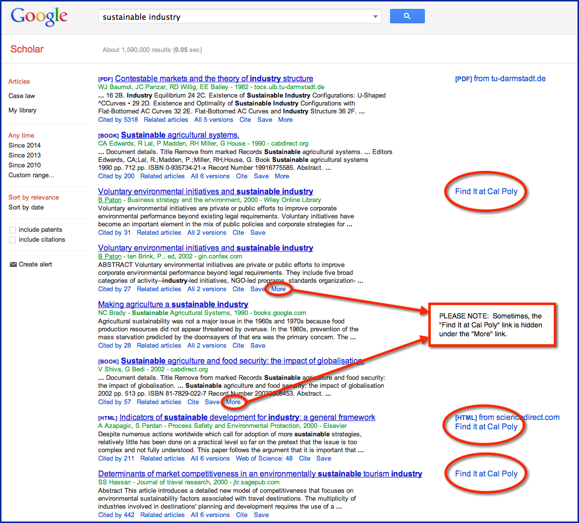 Google Scholar Search Tips Kennedy Library Home