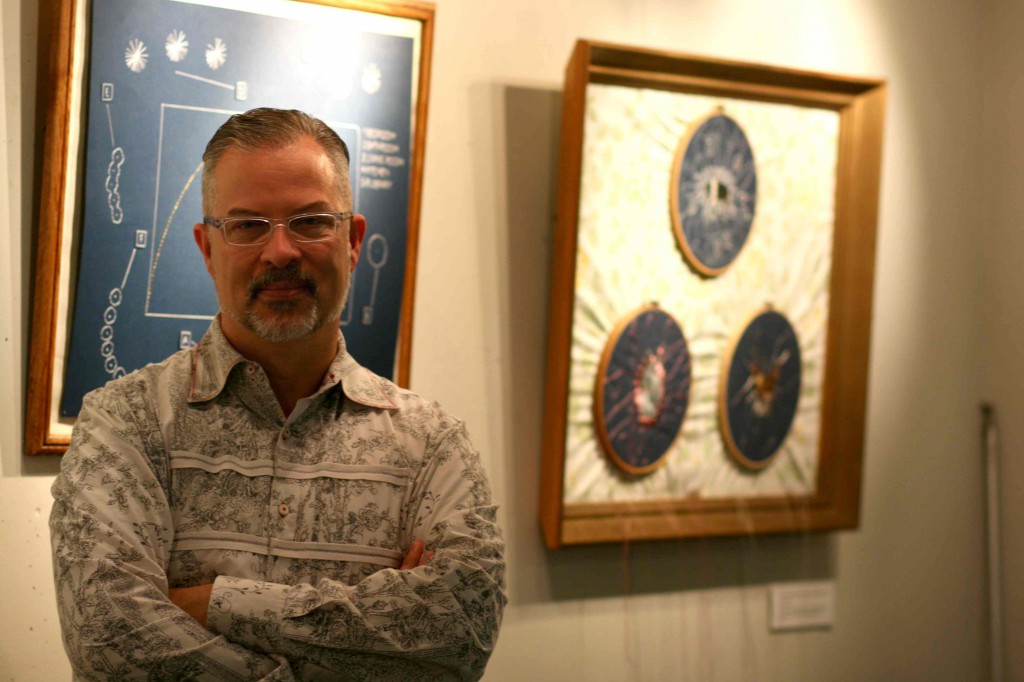 Mark with exhibit