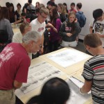 Cal Poly architecure students review Julia Morgan papers