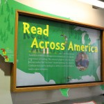 The Read Across America Kennedy Library display