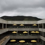 Rainy days on the 5th floor of Kennedy Library