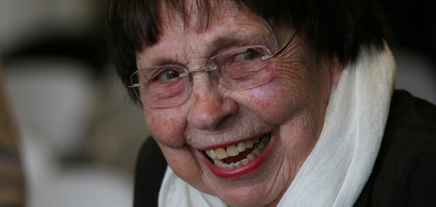 Photo of Mary Kennedy laughing