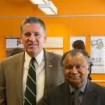 President Armstrong and Professor Omar Faruque