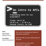 Programming_non_Programmers_APIs_Spring 2019