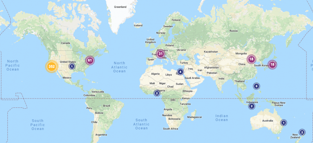 Map from Digital Commons